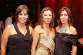 Lícia Lamego, Denise Vilela e Andrea Schettino