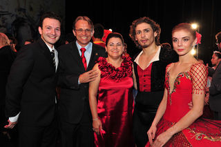 Pavel Kazarian, Carlito Merss, Marinete Merss, Ivan Vasiliev e Natalia Osipova