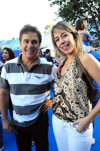 Marcos Frota e Luciana Reis