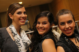 Nathalia Piotrowski, Clarissa Diniz e Andrea Sarria