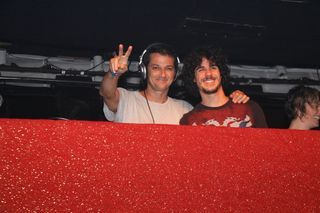 Marcelo Serrado e Pedro Neschling nas pick-ups