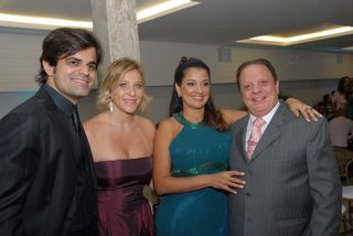 João e Lucia Camargo, Marileide Lins e Osvaldo Federico