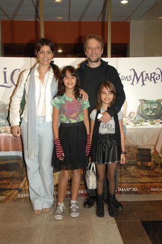 Fernanda Abreu, Alice, Helena e Luiz Stein