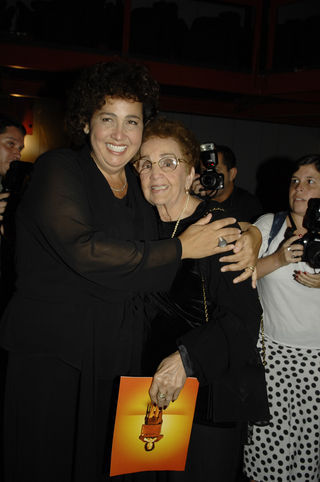 Claudia Jimenez e a mãe Mercedes