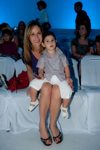 Gigi Monteiro e o filho Pedro