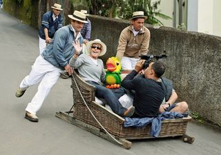 Felicidade de Ana Maria Braga na Ilha da Madeira