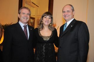 Aníbal Pires, Mirian Morales e Luis Feriotti