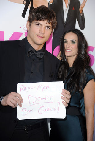 Ashton Kutcher e Demi Moore