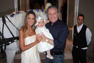 Ticiane Pinheiro e Roberto Justus com Rafaella