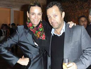 Renata Grabert e Vik Muniz