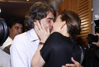 Alexandre Borges e Júlia Lemmertz