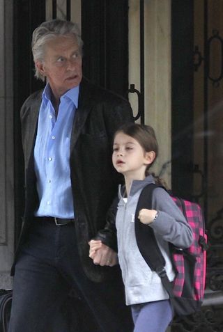 Michael Douglas e a filha, Carys