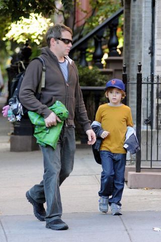 Matthew Broderick e o filho, James