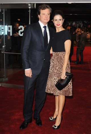 Colin Firth e Livia Giuggioli