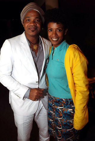 Carlinhos Brown e Thalma de Freitas