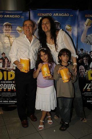 Lívian, Lílian e Renato Aragão