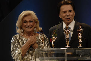 Silvio Santos e Hebe Camargo