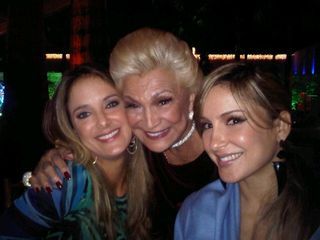 Ticiane Pinheiro, Hebe Camargo e Claudia Leitte