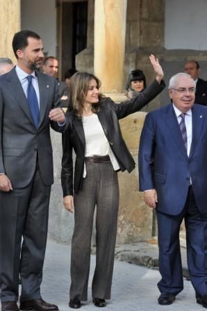 Príncipe Felipe e princesa Letizia