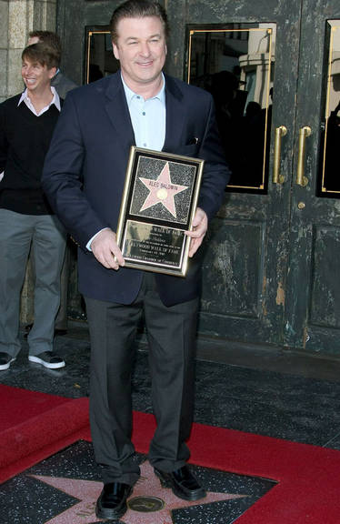 Alec Baldwin na Calçada da Fama