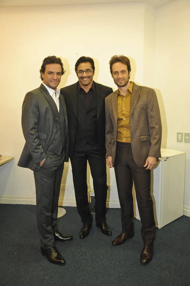 Rodrigo Lombardi, Luciano Szafir e Fernando Pavão