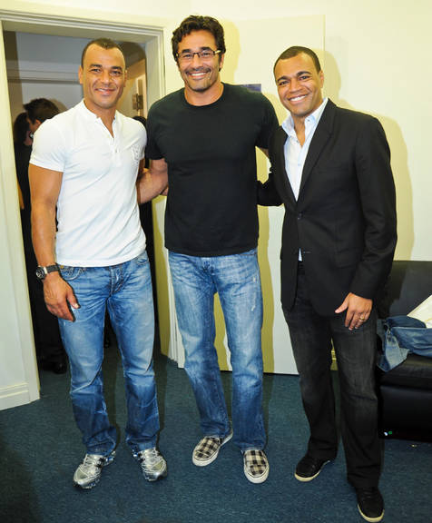 Cafu, Luciano Szafir e Denilson