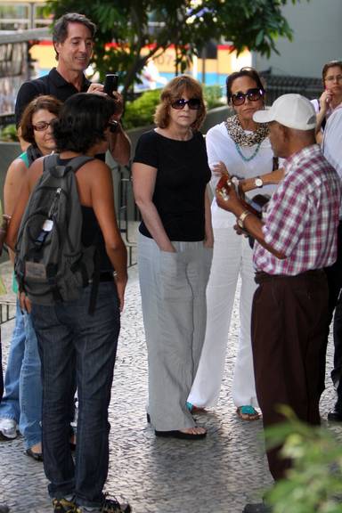 Glória Perez e Marcelo Brou