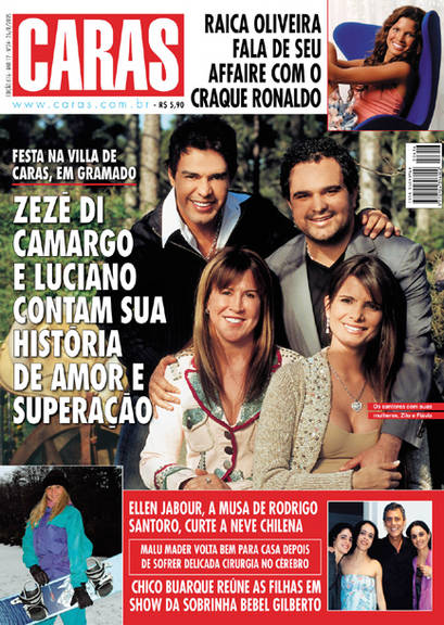 Zezé di Camargo e Luciano comemoram 20 anos de carreira