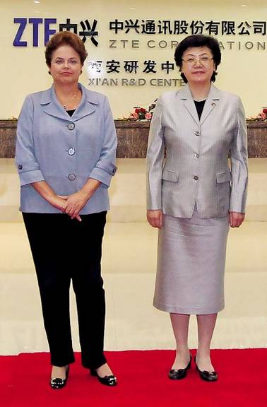 Dilma Rousseff desfila o seu estilo em viagem oficial à China