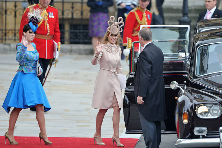 Beatrice e Eugenie, filhas de Sarah Ferguson