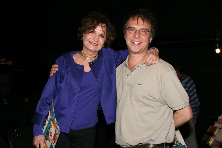 Rosamaria Murtinho e o amigo Fernando Eiras