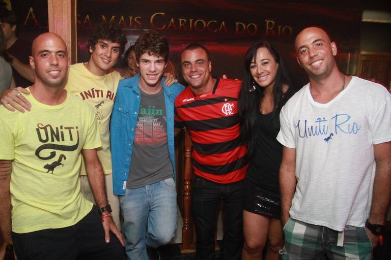 Pedro Van Held, Mauricio Destri, Biel Maciel e Gis de Oliveira