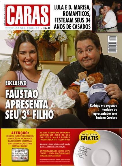 Faustão na capa de Caras