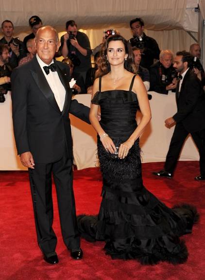 Oscar de la Renta e Penélope Cruz