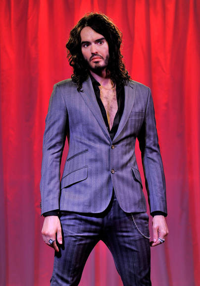 Estátua de cera de Russell Brand