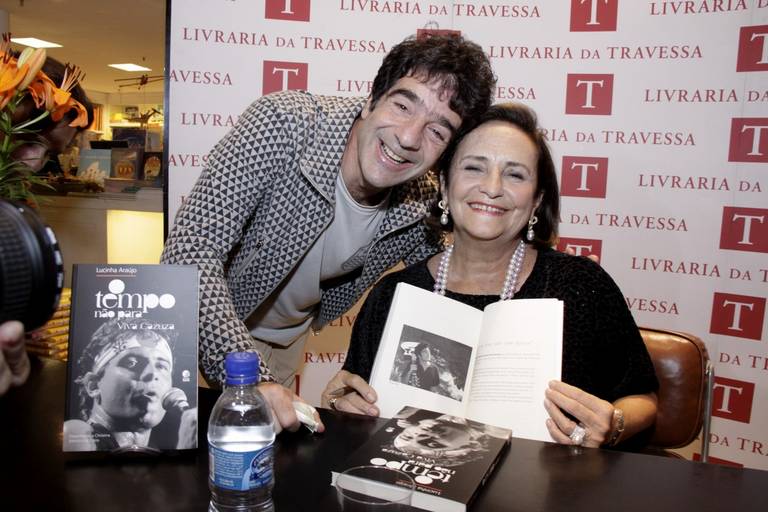 Lucinha Araújo: lançamento do livro 'O Tempo Não Para - Viva Cazuza'