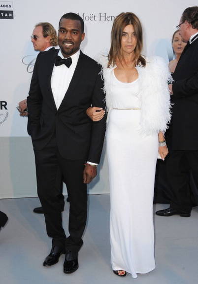 Kanye West e Carine Roitfeld