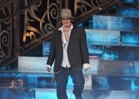 Johnny Depp participa da premiação da Spike TVs Scream, em 2009