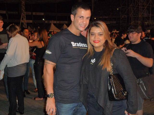 Carlos Henrique e Preta Gil