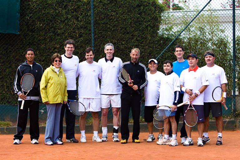 José Madalena, Maria Esther Bueno, Marcelo Rodante, Julian Hester, Paul Conolly, Thomas Muster, João Carlos, José Ulpiano, Izak Benaderet, Luiz Watanabe e David Appel