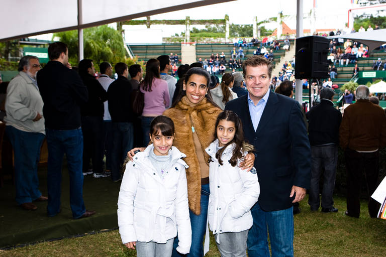 Família Bonetti: Joanna, Renata, Caterina e Carlos