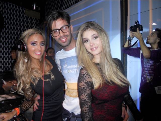 Mariana Fusco, Guilherme Acrízio e Bárbara Evans