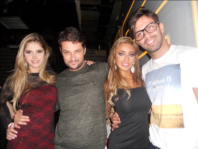 Bárbara Evans, Marcelo Serrado, Mariana Fusco e Guilherme Acrízio