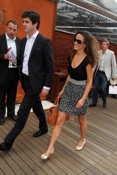 Pippa Middleton no Torneio de Ténis Roland Garros