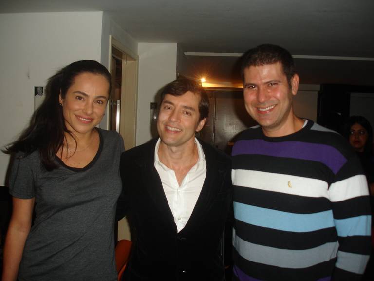 Cássia Linhares, Tiago Santiago e Cacau Hygino