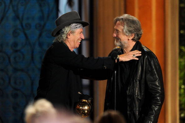 Keith Richards e Robert De Niro