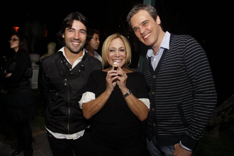 Sandro Pedroso, Susana Vieira e Dalton Vigh