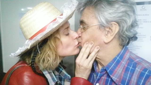 Paula Burlamaqui e Caetano Veloso