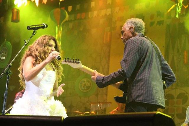 Elba Ramalho e Gilberto Gil