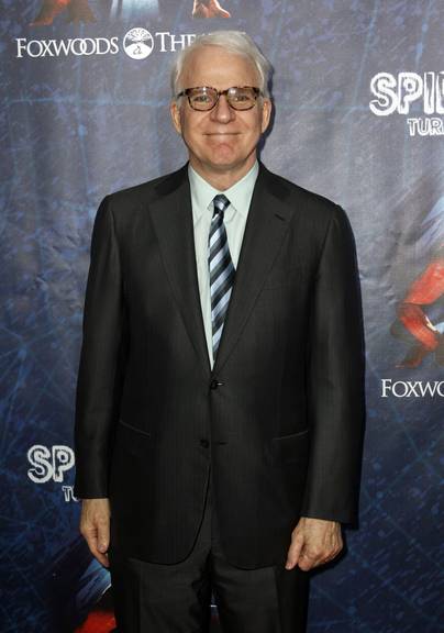 Steve Martin na estreia de 'Spider-Man: Turn Off The Dark' na Broadway